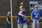 Softball vs Babson  Wheaton College Softball vs Babson College. - Photo by Keith Nordstrom : Wheaton, Softball, Babson, NEWMAC